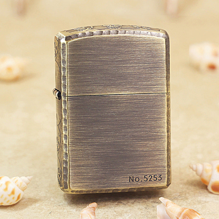 Zippo Limited Edition '3D Multi-Skull' (Gold Finish) - JP17