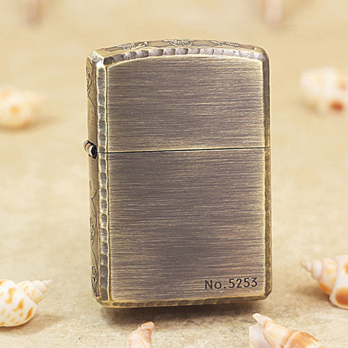 Zippo Limited Edition '3D Multi-Skull' (Gold Finish) - JP17