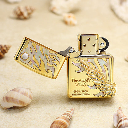 Zippo Limited Edition 'The Angel's Wings' with Mother of Pearl Inlay - JP63