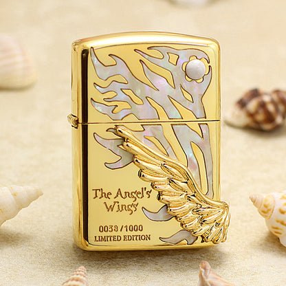 Zippo Limited Edition 'The Angel's Wings' with Mother of Pearl Inlay - JP63