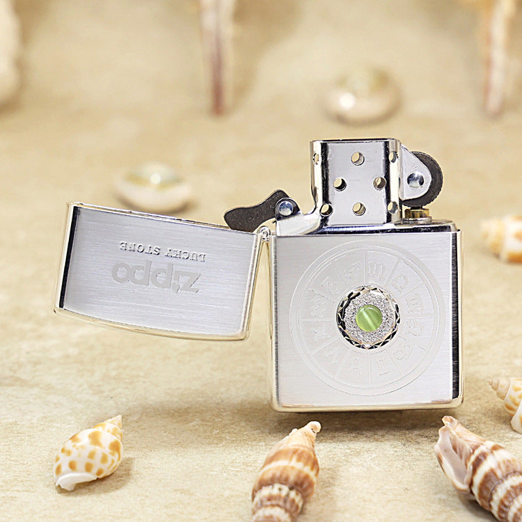Zippo Lucky Stone (Green Gem) - KR08