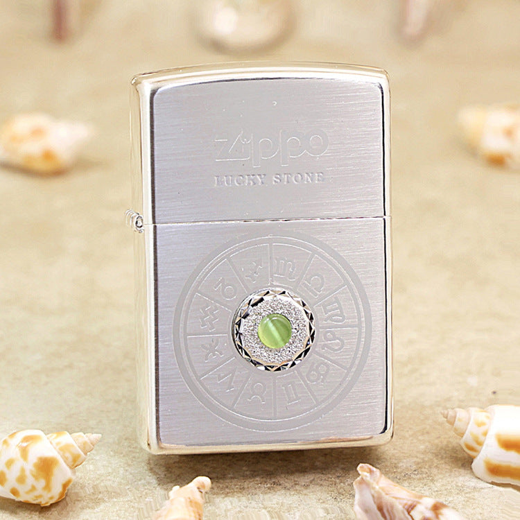 Zippo Lucky Stone (Green Gem) - KR08