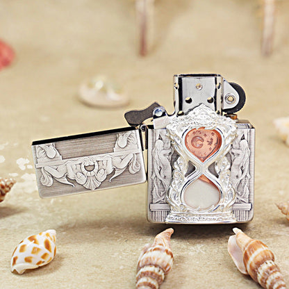 Zippo 'Mermaid Hourglass' Deep Carve - DS118