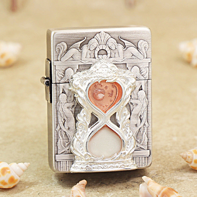 Zippo 'Mermaid Hourglass' Deep Carve - DS118