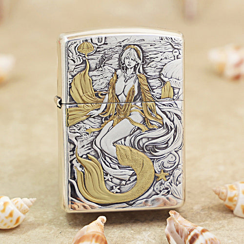 Zippo 'Mermaid Queen' Deep Carve - DS109
