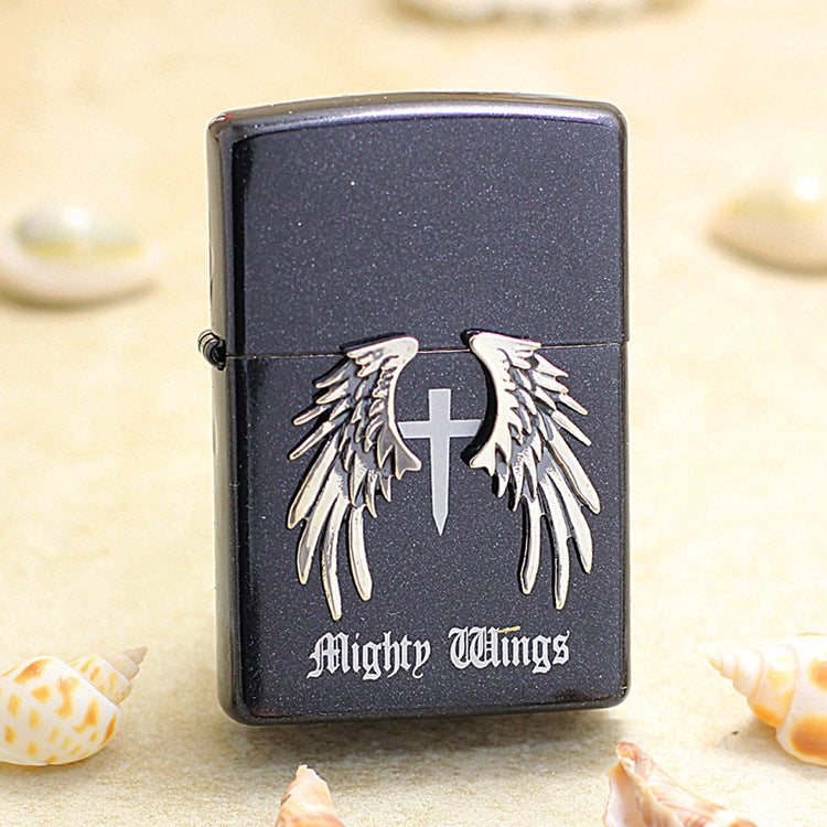 Zippo 'Mighty Wings' with Cross Emblem - JP70