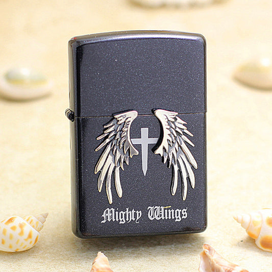 Zippo 'Mighty Wings' with Cross Emblem - JP70