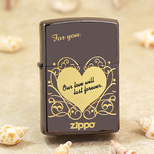 Zippo 'Our Love Will Last Forever' Heart - JP73