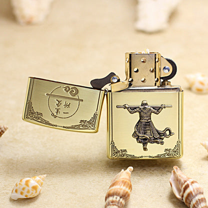 Zippo Polished Brass A Life's True Love Sun Wukong Emblem - CC106