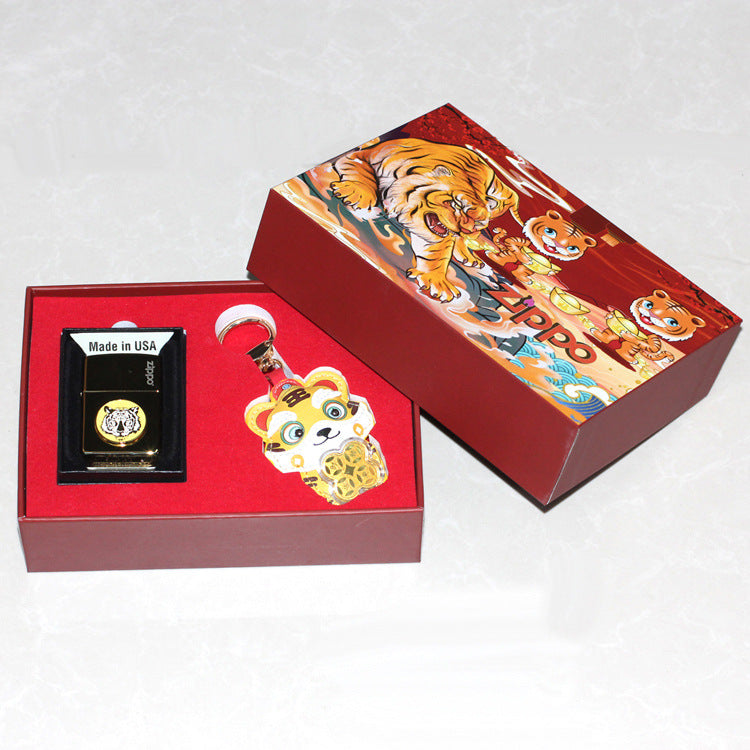 Zippo Polished Brass Tiger Emblem - DS151