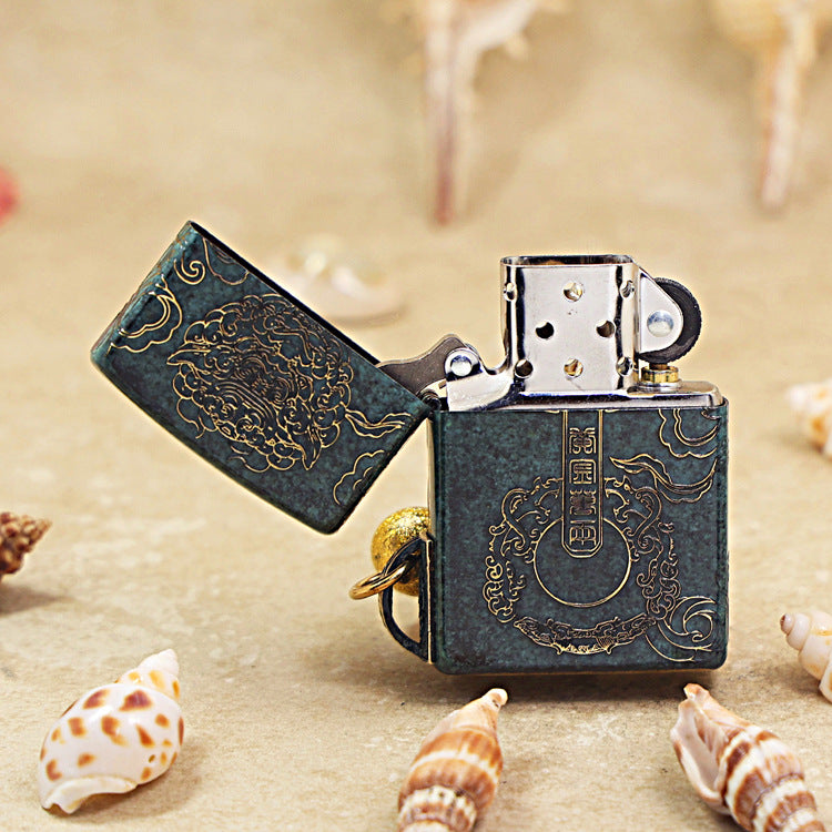 Zippo 'Qilin' Deep Carve with Charm - DS113