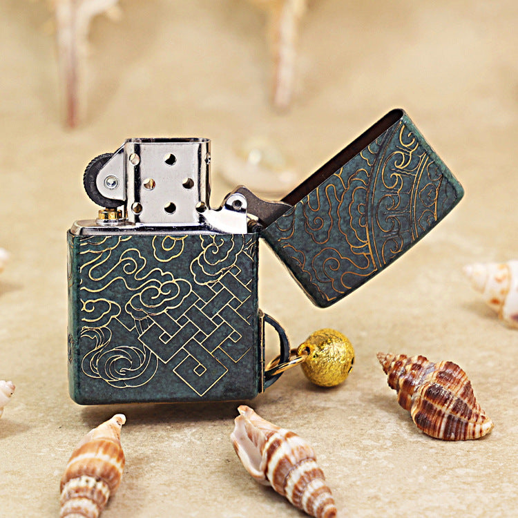 Zippo 'Qilin' Deep Carve with Charm - DS113