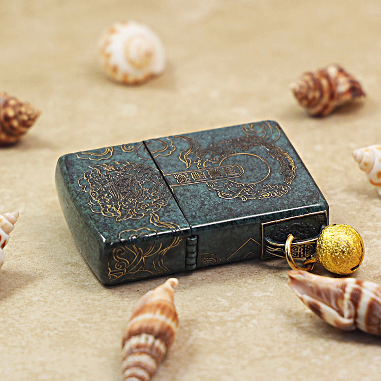 Zippo 'Qilin' Deep Carve with Charm - DS113