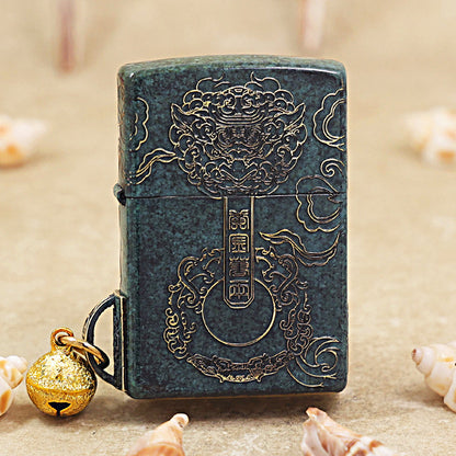 Zippo 'Qilin' Deep Carve with Charm - DS113