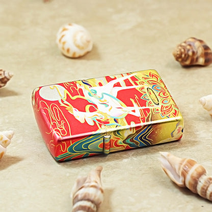 Zippo Red Color Printed Nine-Colored Divine Deer and Moon - CS21