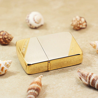 Zippo Replica Gold & Silver Classic 1941-DS07