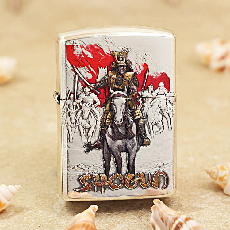 Zippo 'Shogun' Multi-Media Carving - Figure Series - DS107
