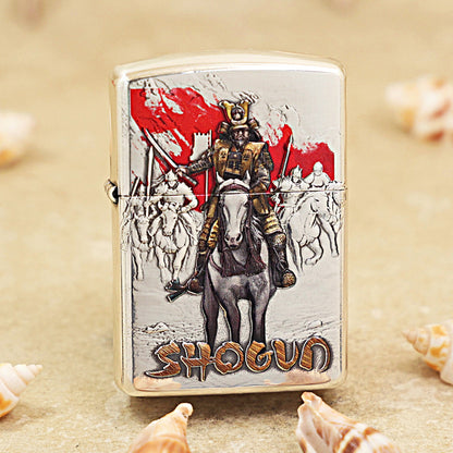 Zippo 'Shogun' Multi-Media Carving - Figure Series - DS107
