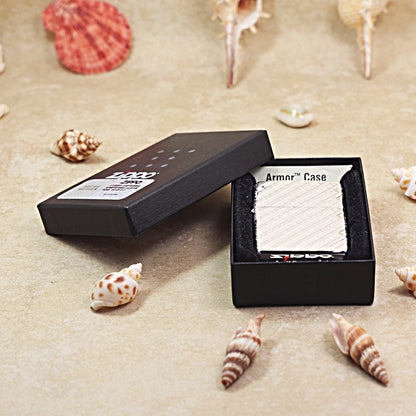 Zippo Silver Diagonal Line Pattern 162-DS99