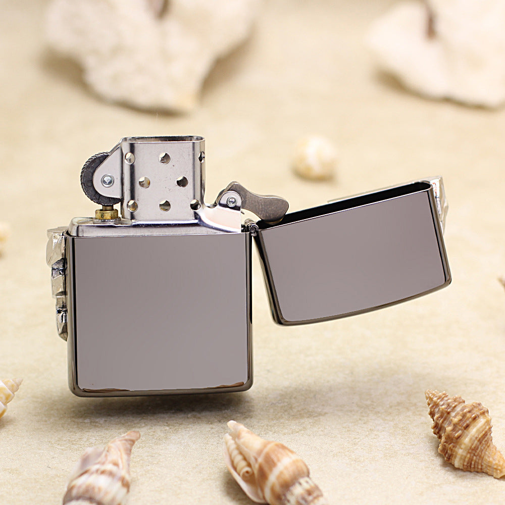 Zippo Silver Dragon Head Emblem - JP40