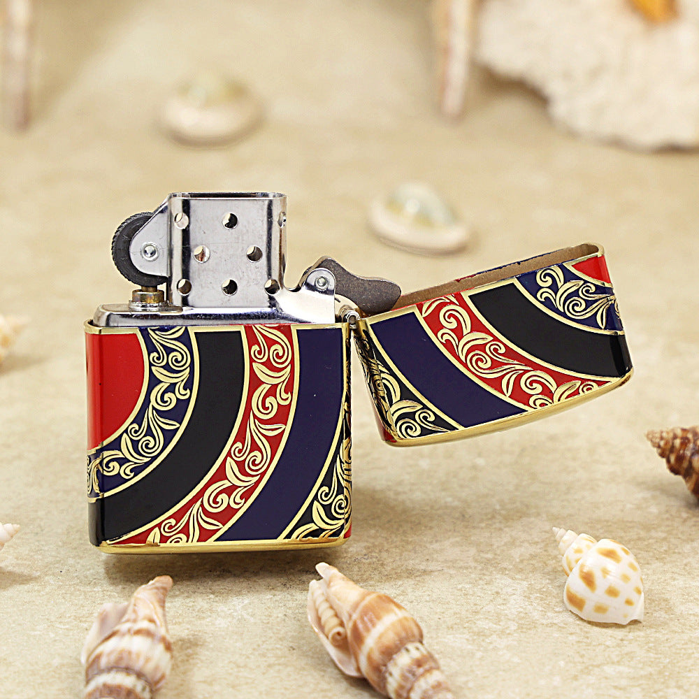 Zippo Silver Matte Color Printed Rising Sun - CS25