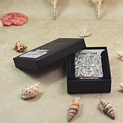 Zippo Argent Layered Grand Botanical Arabesque - 162-DS13