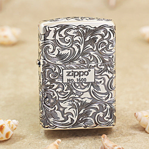 Zippo Argent Layered Grand Botanical Arabesque - 162-DS13