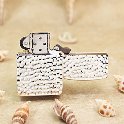 Zippo Silver-Plated 'Meteor Crater' 1941-DS84