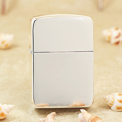 Zippo Silver-Plated Plain Lighter 1941-DS02