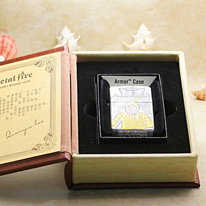 Zippo Silver and Gold Deep Carved Monkey King Figure - SC13