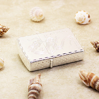 Zippo High Polish Chrome Engraved Dragon - DS152