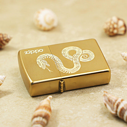 Zippo Snake Engraving - Animal Zodiac Collection - DS105