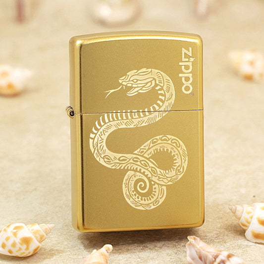 Zippo Snake Engraving - Animal Zodiac Series - DS105