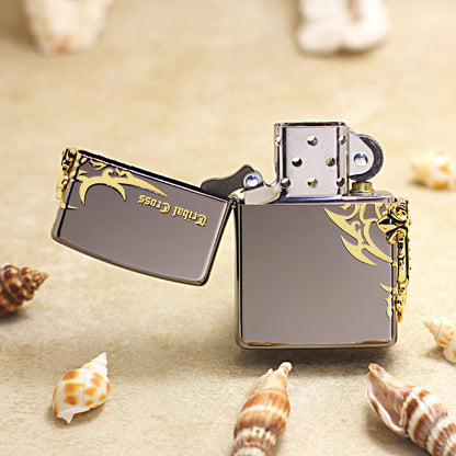Zippo Tribal Cross Black Ice - KR03