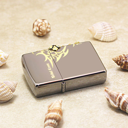 Zippo Tribal Cross Black Ice - KR03