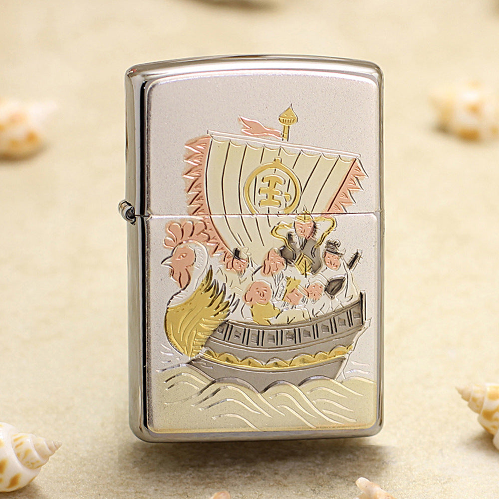 Zippo Ukiyo-e Treasure Ship - JP10
