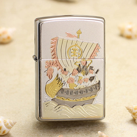 Zippo Ukiyo-e Treasure Ship - JP10