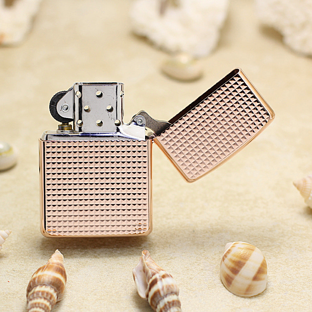 Zippo Vertical Shell Inlay (Rose Gold) - JP20