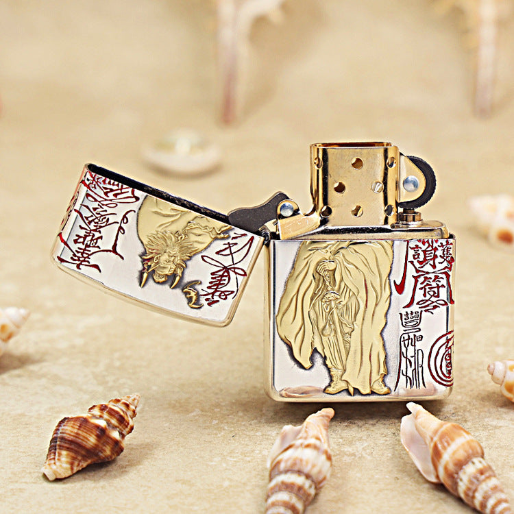 Zippo Zhong Kui Two-Tone Gold Foil Edition - DS111