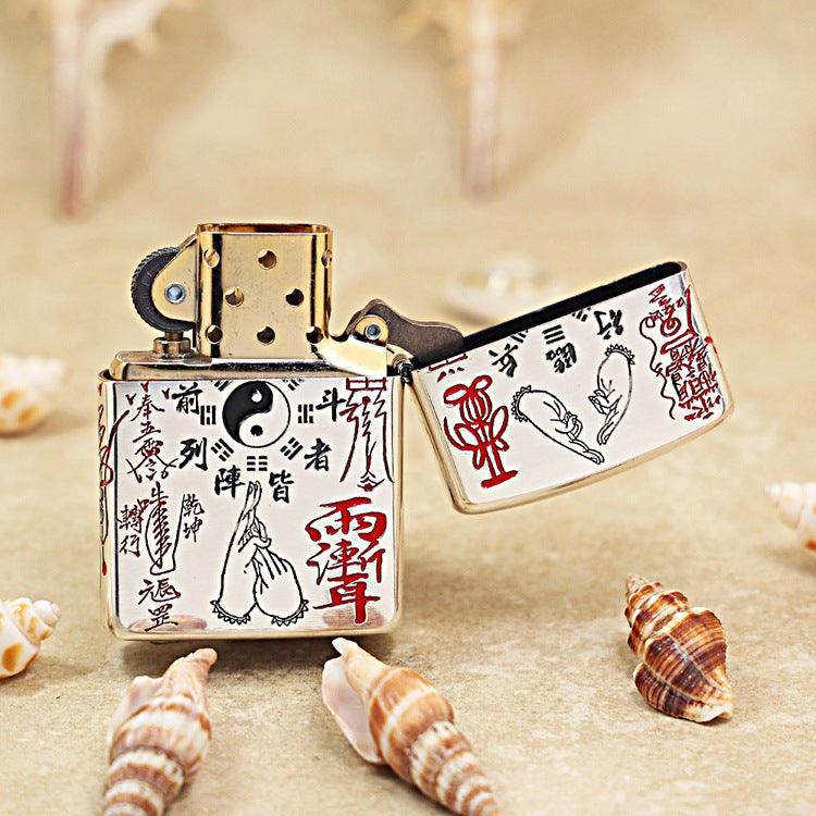 Zippo Zhong Kui Two-Tone Gold Foil Edition - DS111