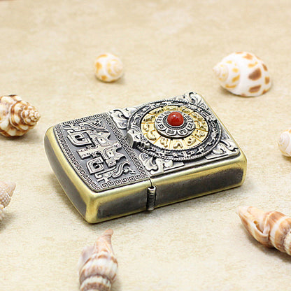 Zippo Zodiac Nine-Palace Lucky Compass (Red Turquoise) - DS59