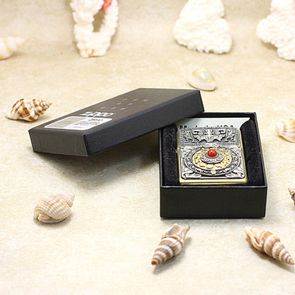 Zippo Zodiac Nine-Palace Lucky Compass (Red Turquoise) - DS59