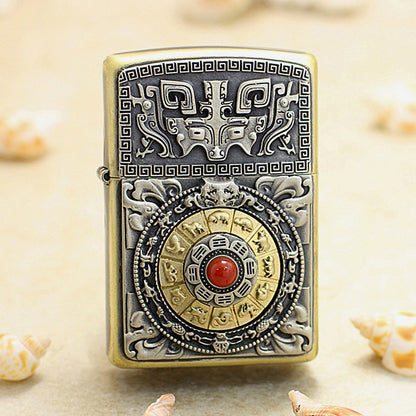 Zippo Zodiac Nine-Palace Lucky Compass (Red Turquoise) - DS59