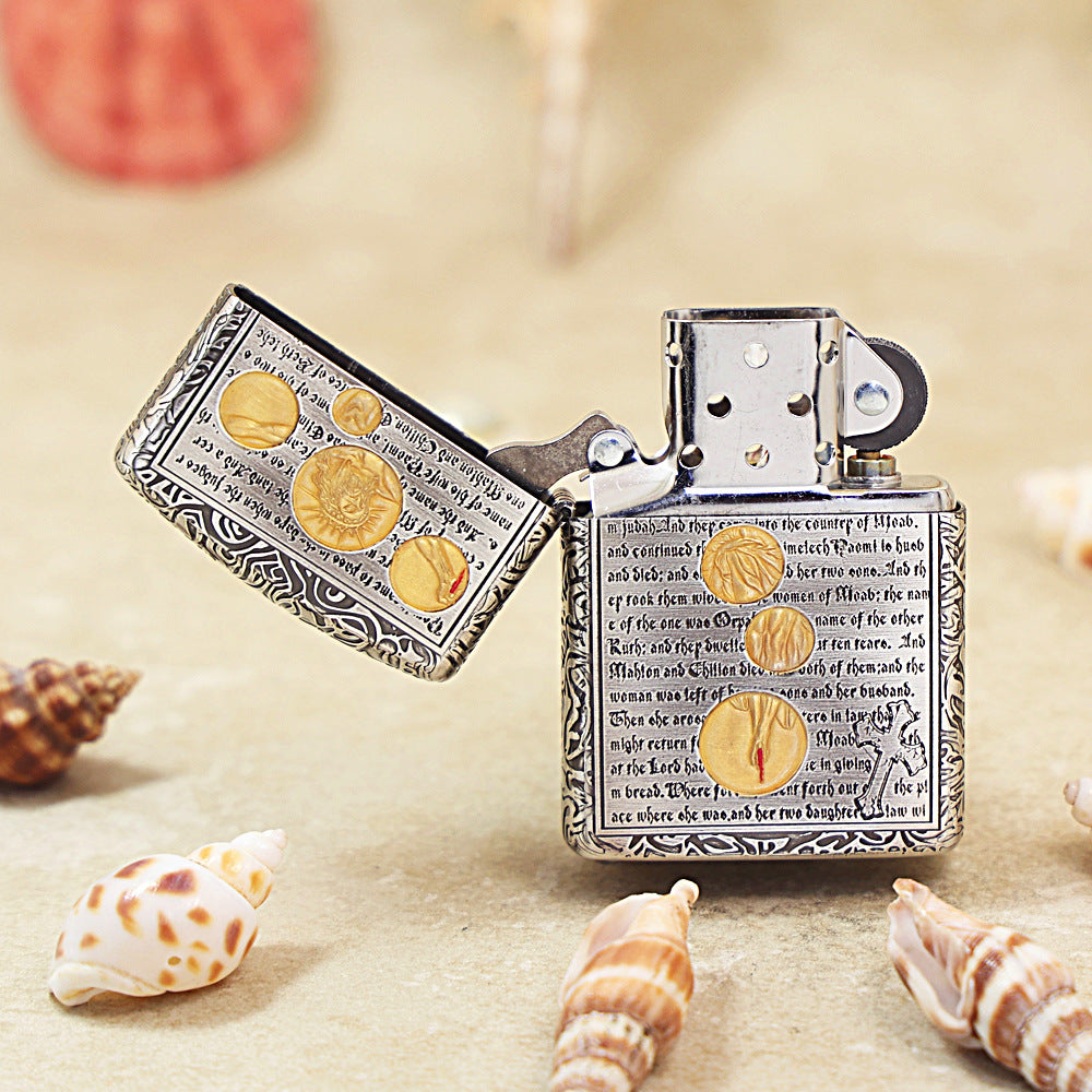 Zippo 162 Antique Silver Constantine Sacrifice Edition - DS164