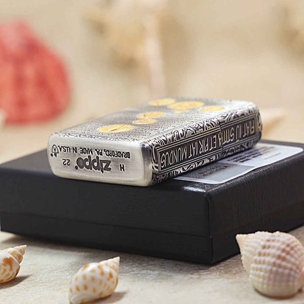 Zippo 162 Antique Silver Constantine Sacrifice Edition - DS164