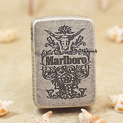 Zippo 1941 Antique Silver Marlboro Three Gunslingers - MC28