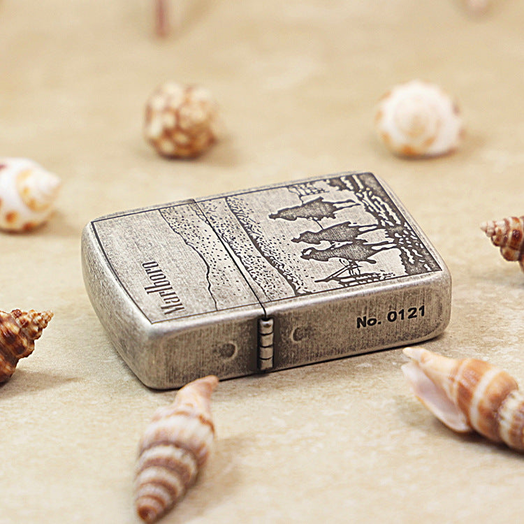 Zippo 1941 Antique Silver Marlboro Three Gunslingers - MC28