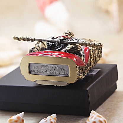 Zippo Antique Brass Havoc in Heaven Sun Wukong Shell Case - CM87