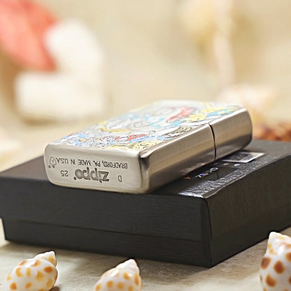 Zippo Antique Silver Grand Ambition Majestic Horse - DS163