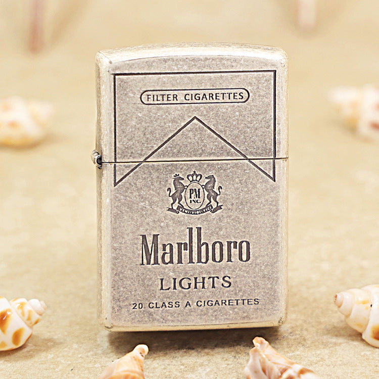 Zippo Antique Silver Marlboro - MC25